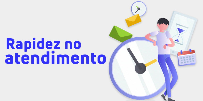 Rapidez no atendimento ao cliente